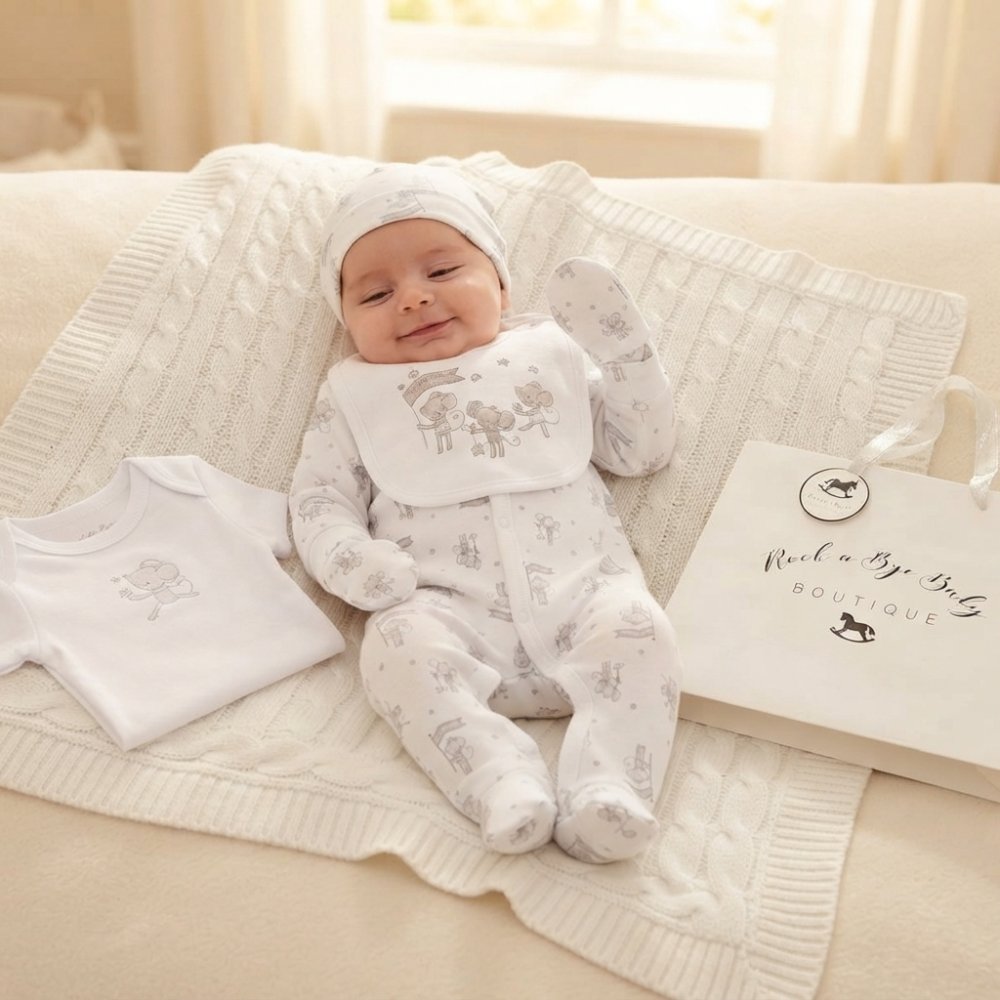 H12678: Baby Unisex "Hello Friends" 6 Piece Mesh Bag Gift Set (NB-6 Months) H12678: Baby Unisex "Hello Friends" 6 Piece Mesh Bag Gift Set (NB-6 Months)